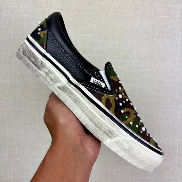 ? 2026 VANS LX Classic Slip-On 98 “Pearlized Camo Black” 7.5M main image 4